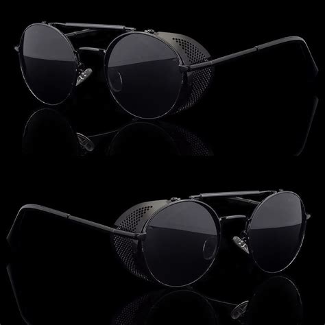 vintage sunglasses with side shields.